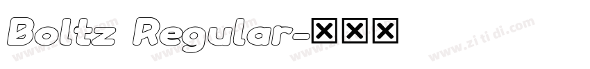 Boltz Regular字体转换